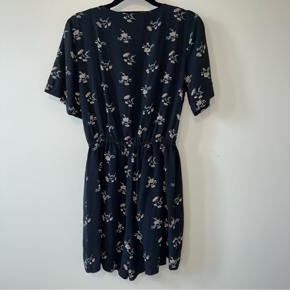Madewell Navy Floral romper small - Picture 5 of 6